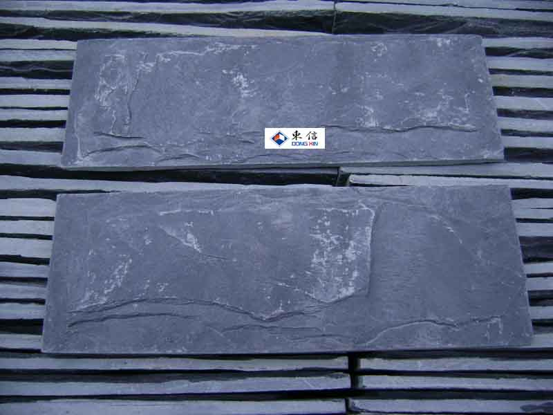 Black Slate Mushroom Wall Cladding Tile