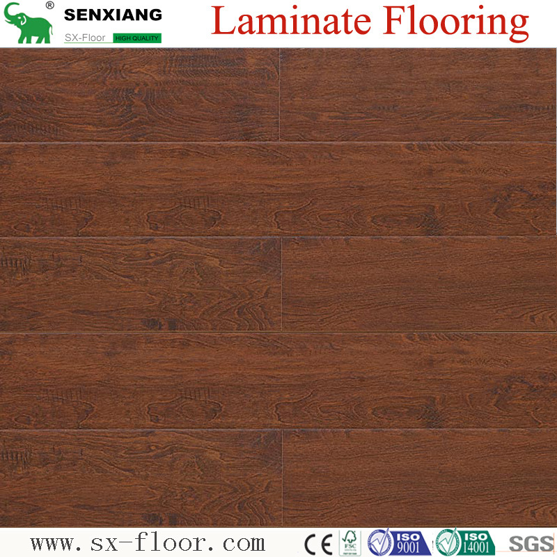 Antique Cherry Wood Textures Waterproof Laminated Laminate Flooring