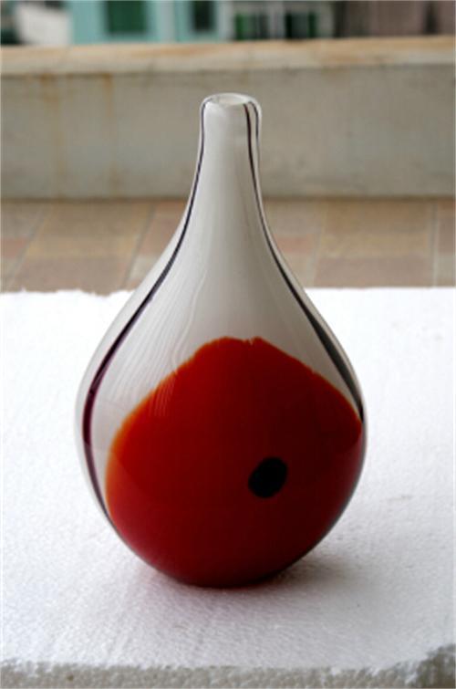 Hand Blown Murano Glass Vase Collection with High Quality