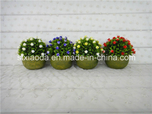 Artificial Plastic Potted Flower (XD15-370)