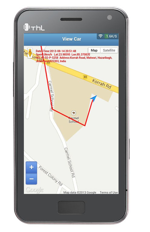 Android APP Tracking Software with Google Map