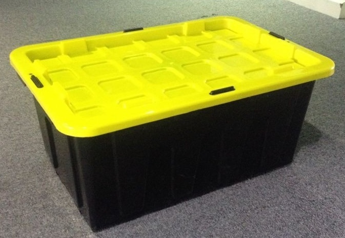 Heavy Duty Storage Crate with Lid (LE59803)