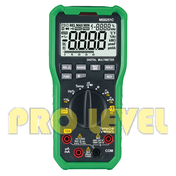 4000 Counts Professional Digital Multimeter (MS8251C)