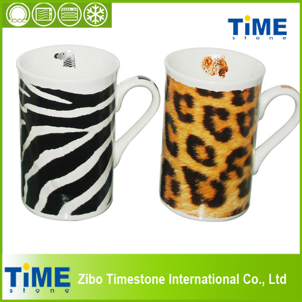 Ceramic Coffee Mugs with Animals Inside (14082801)