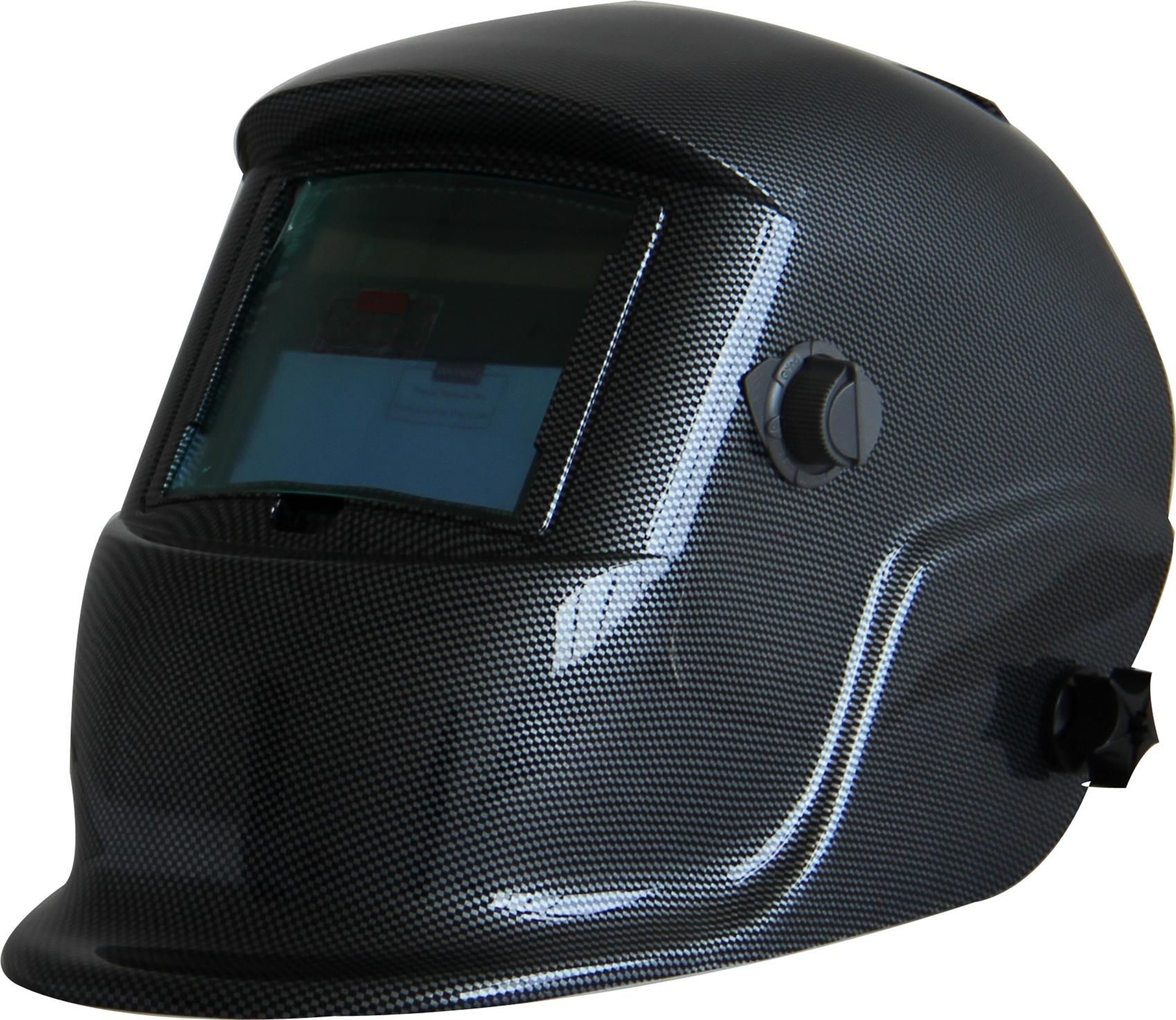 Black Fine Lines Solar Power Auto Darken Welding Helmet