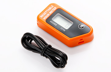 Resettable Engine Hour Meter for Gasoline Motor Generator Tractor Motocross
