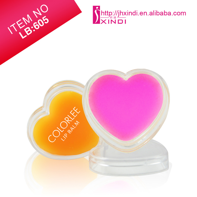 Small Heart Lip Balm with Lovely Color