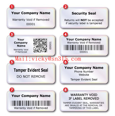 Tamper Proof Security Materials