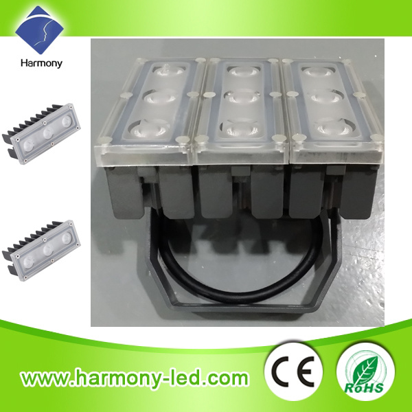 Aluminum 30W DMX512 RGB LED Wall Washer with Address Code