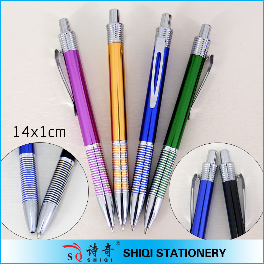 Business Custom Logo Shiny Colorful Heavy Pen