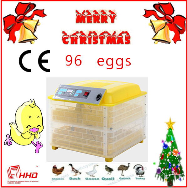 CE Approved Automatic Digital Incubator Eggs 96 Eggs (YZ-96A)