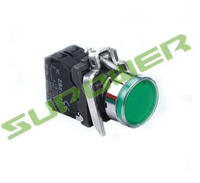 24VDC LED Illuminated Pushbutton Switch (Spring Return)