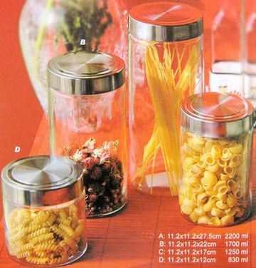 Glass Canister / Jar / Container (EW1116-5)