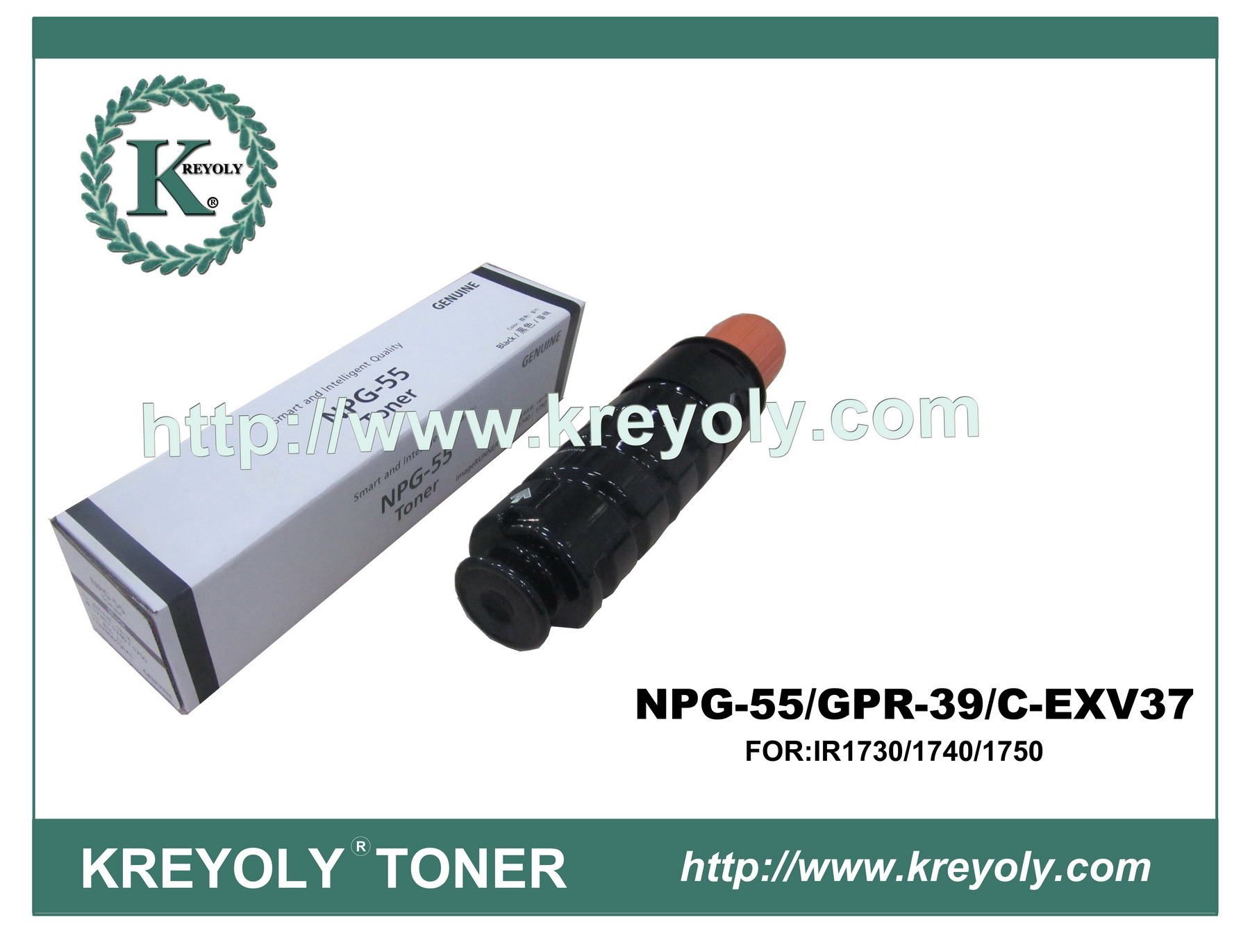 Compatible Black Toner Cartridge IR-1730/1740/1750 for Canon