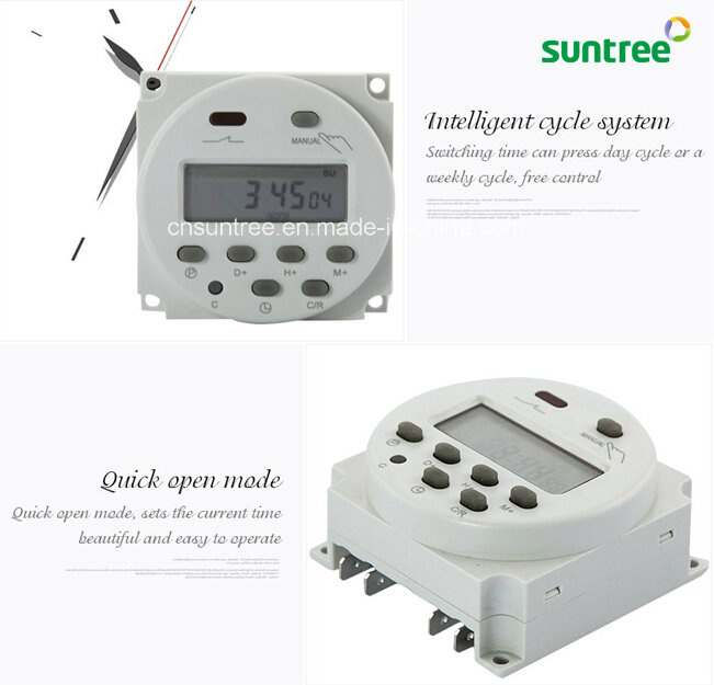Multi-Channel Cn101A 12V Digital Time Switch on off Switch DC Timer
