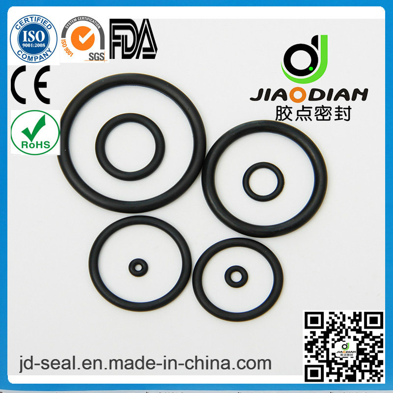 Newly Design Black NBR 90 Duro with ISO9001 Confirmed O-Ring for Gas Oxygen Applications (O-RING-0131)