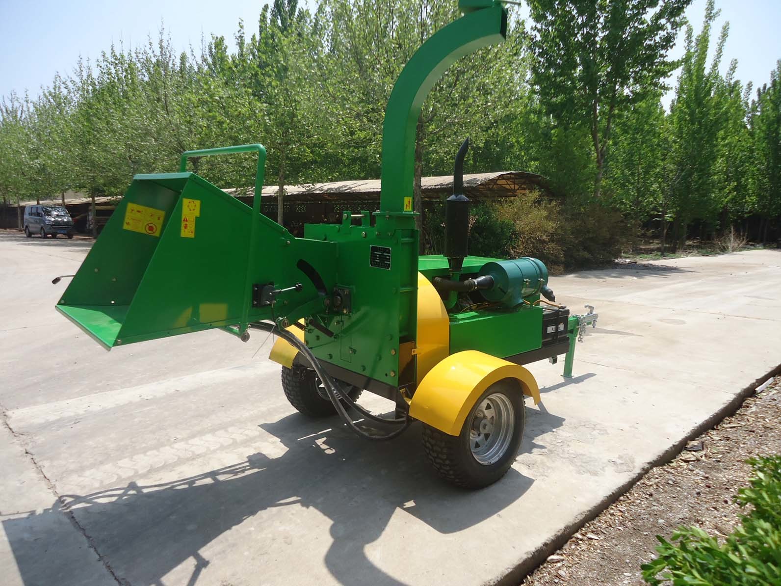 Diesel Engine Wood Chipper with CE Certificate