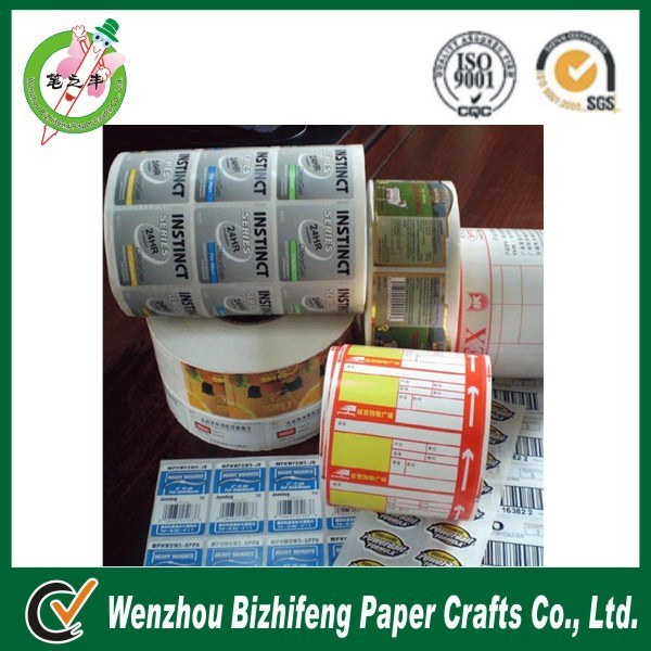 Transfer Removeable Adhesive Eco Thermal Paper