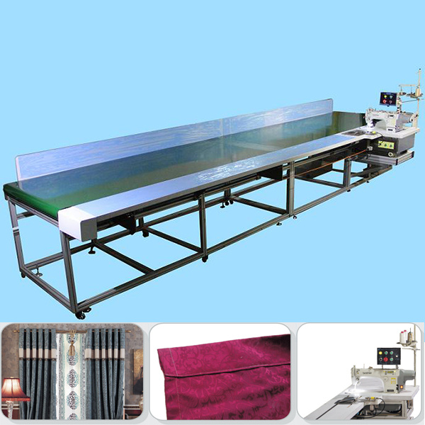 Automatic Cloth Drape Chain Blind Stitch Curtain Hemming Machine
