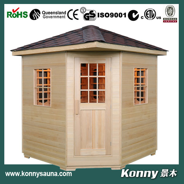 2014 Kl-3sob New Luxury CE Certification Outdoor Far Infrared Ceramic Heater Sauna Room