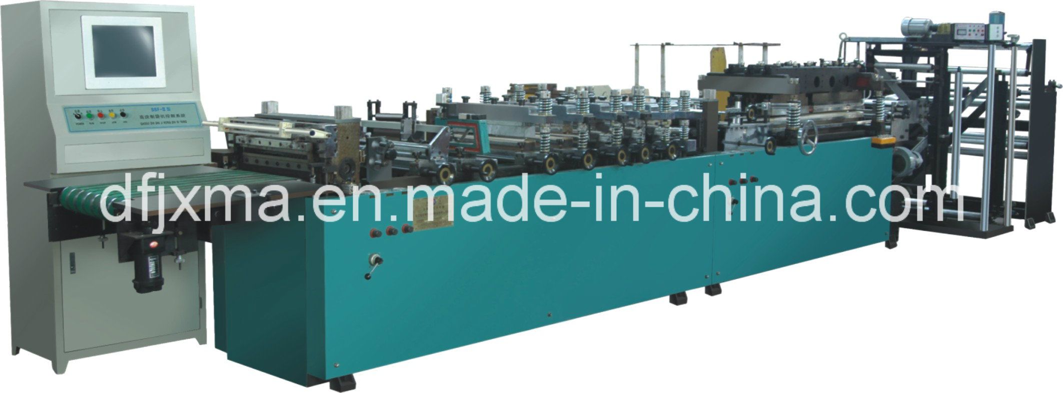 Automatic Three Side Sealing and Cutting Machine for Zipper Bag Stand-up Bag