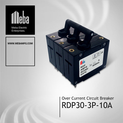 Meba Magnetic Mini Circuit Breaker/Electric Circuit Breaker (RDP30-3P-10A)