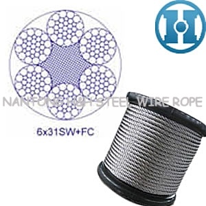 Line Contacted Steel Wire Rope (6X31WS+FC)