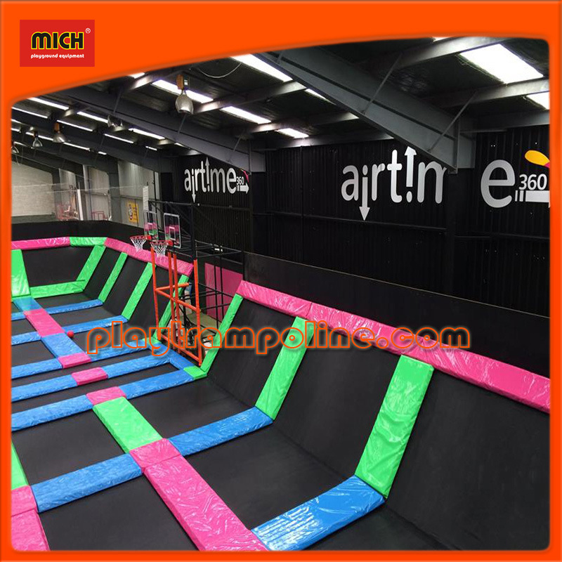Mich Floor Jumping Trampolines Fitness with Handrail