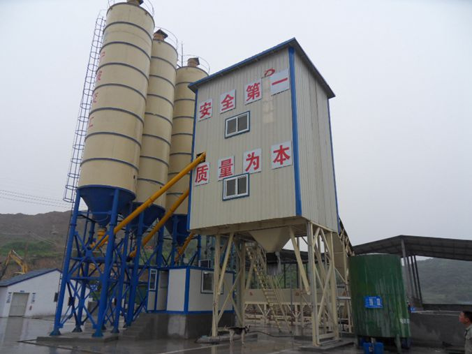 Fixed Concrete Batching Plant Hzs75 Js1500