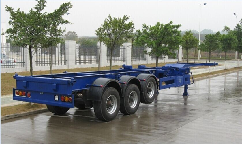 Sinotruk 3-Axle Gooseneck Container Semi Trailer