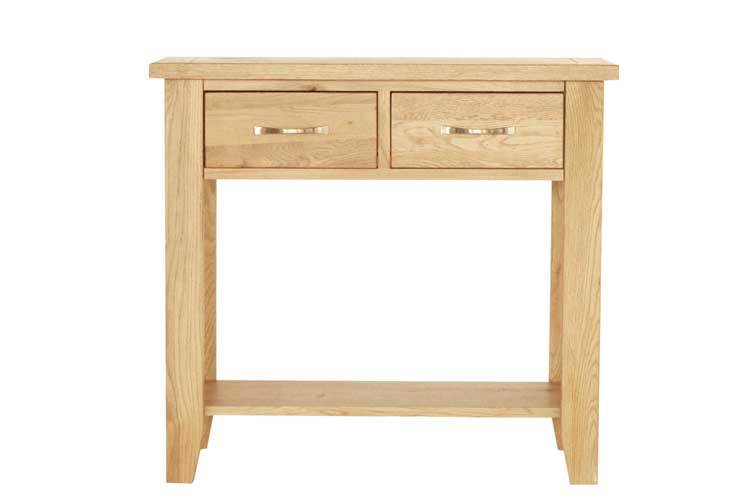 Solid Wood Furniture-Natural Color Small Console Table