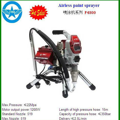 Hot Sell Electric Pump Airless Paint Sprayer Machine for Painting 2014 New Style