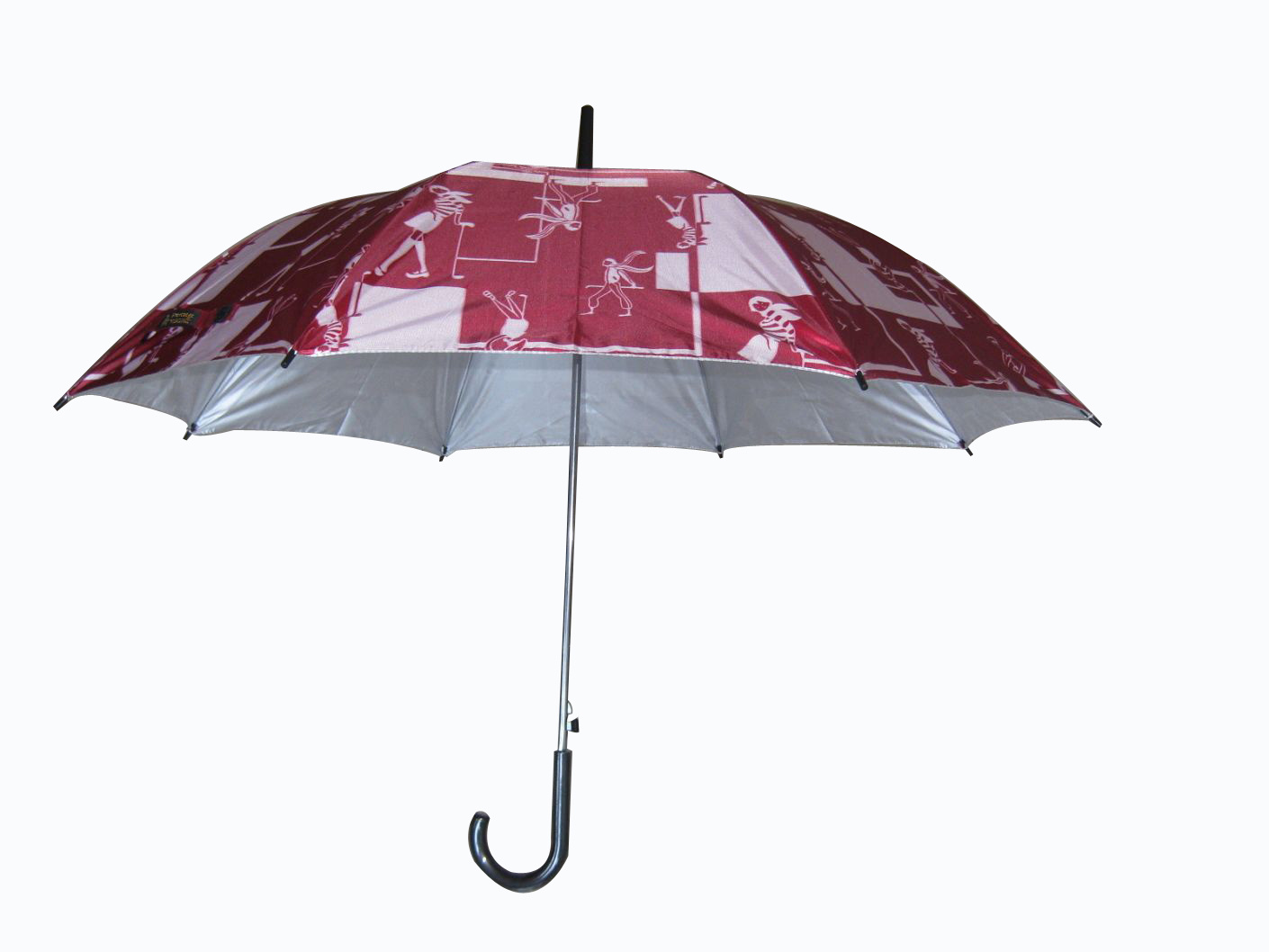 Anti UV Silver Coating Auto Open Straightt Umbrella (SU013)
