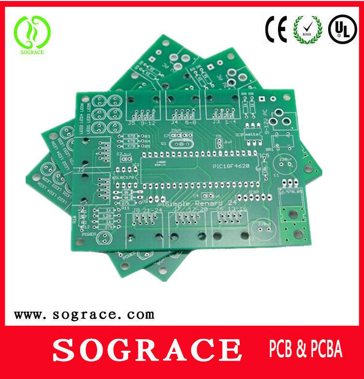 94V0 UL Soft Gold Power Bank Printed Circuit Board