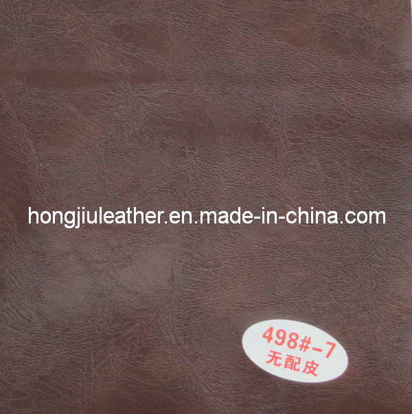 Brown High Grade Sofa Material Semi PU Leather