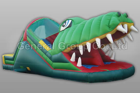 Inflatable Alligator Slide (GS-143)