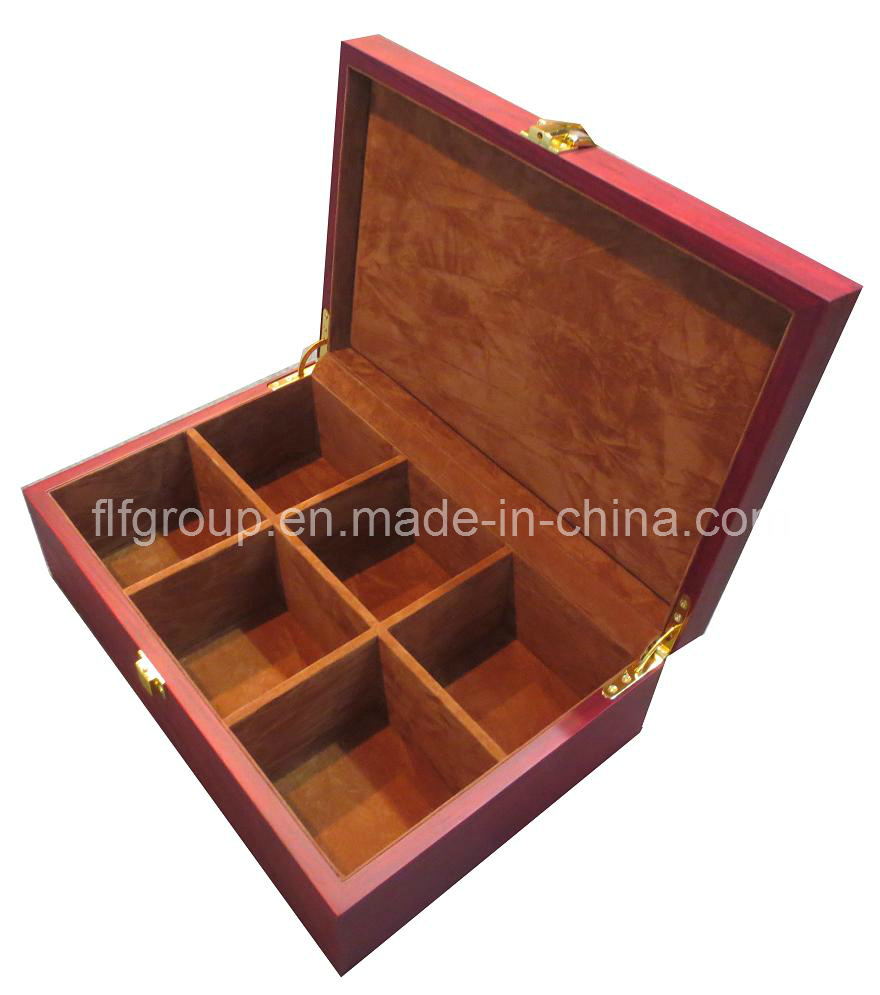 Honorable High Quality Glossy Tea Wooden Box