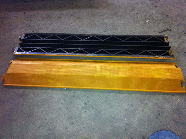Two Channel Rubber Cable Protector