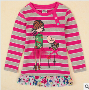 Wholesale Children Clothing Girl Cotton T-Shirt