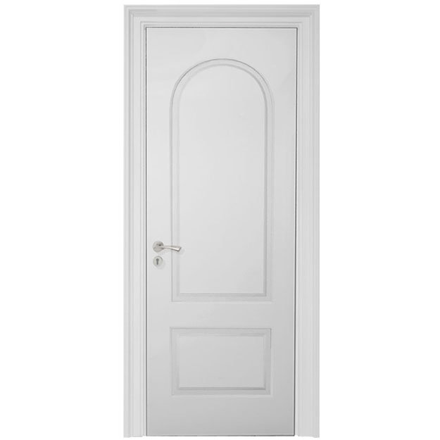 Oppein Fashion White Lacquer Outward Interior Wood Door (MSPD36)