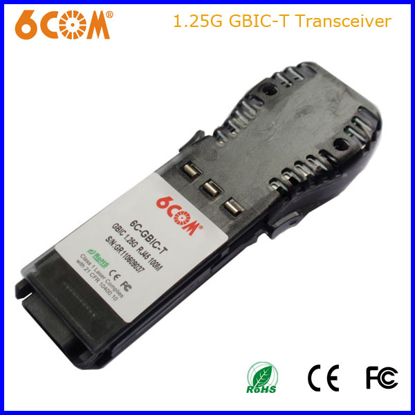 1.25G 100m GBIC Redback Compatible SFP Moduls RJ45 GLC-T