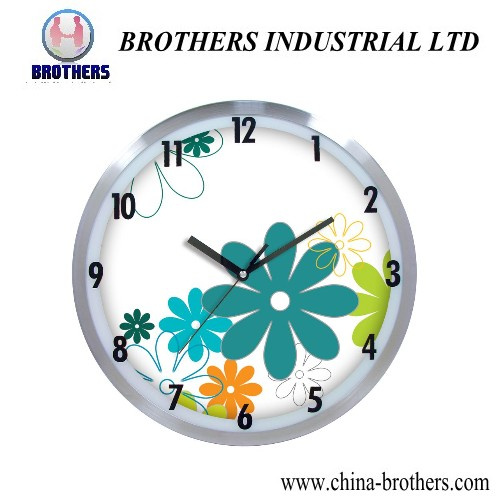 Solar Powered Wall Clock