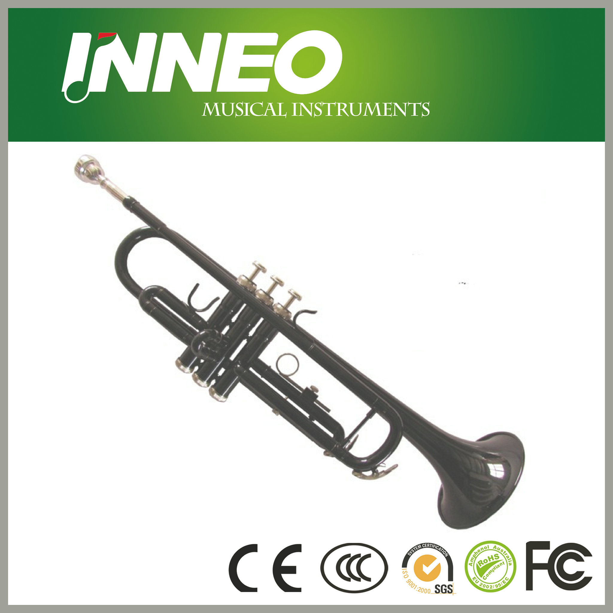 Black Nickel Plated Trumpet (YNTR007)