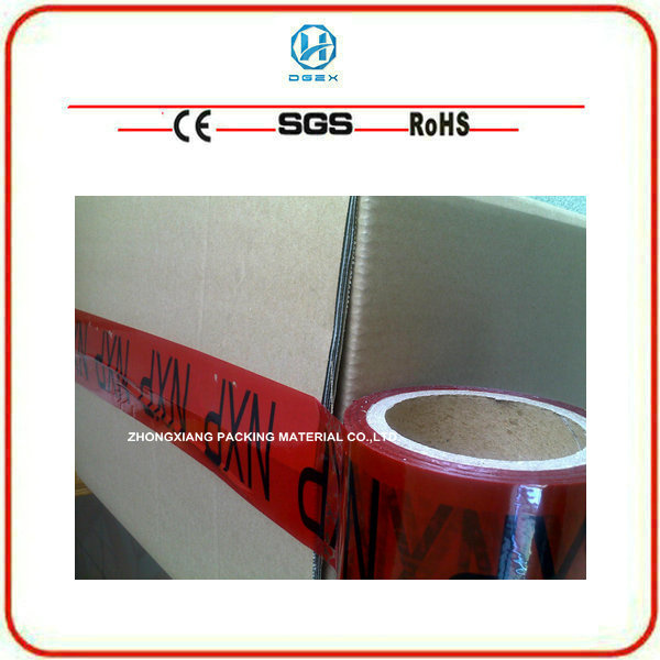 Security Custom Logo Self Adhesive Tamper Evident Seal Tape