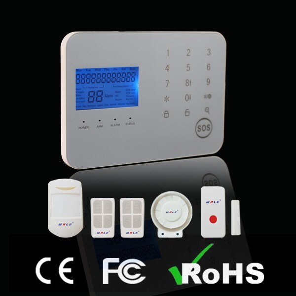 2015 New Wireless Intruder GSM Alarm with LCD Screen