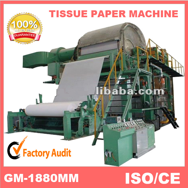 High Speed 2400mm Office A4 Copy Paper/Stationery Paper/News Paper Making Machine, Paper Mill Machinery