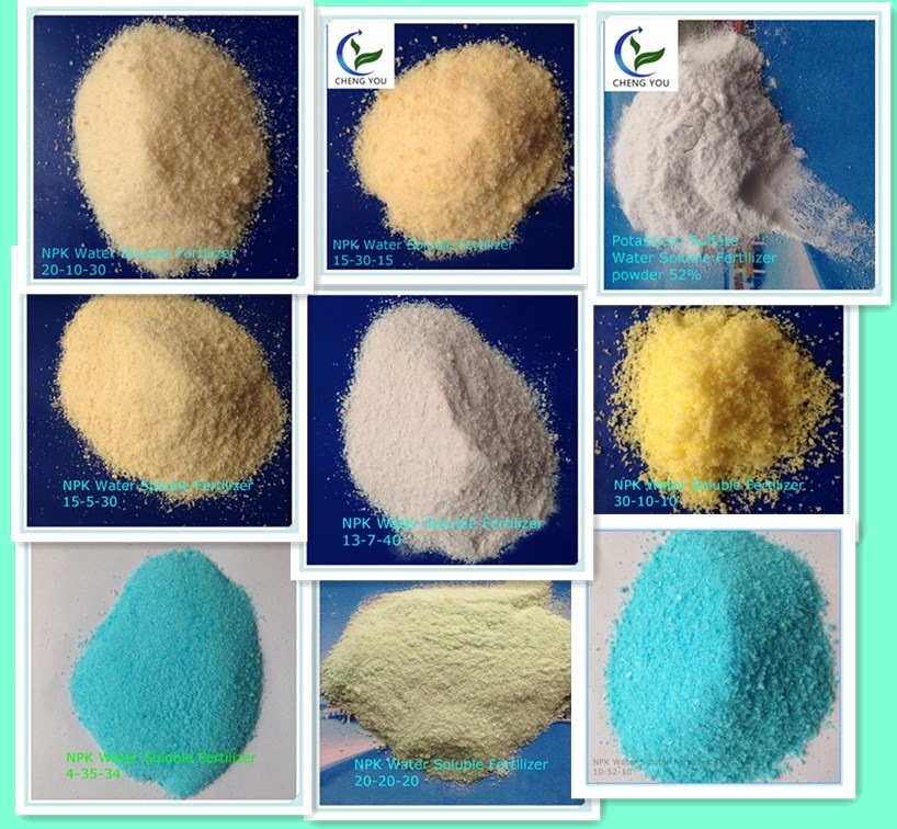 NPK Water Soluble Fertilizer From China Factory