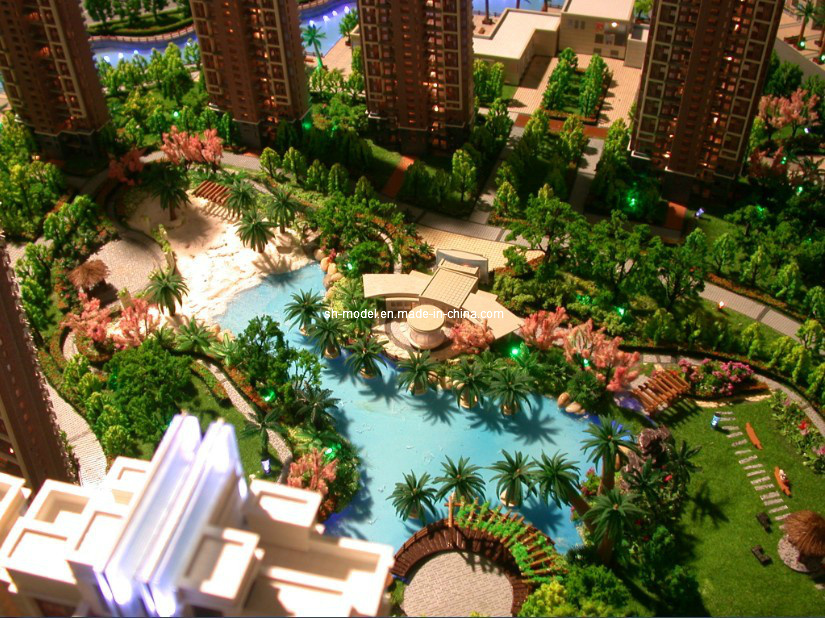 Scale Architectural Villa Model