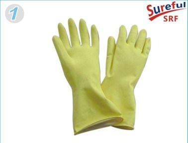 Latex Household Gloves (Hot Sale in Brazil) (2014SFLG013)