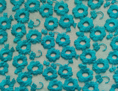 2015 Mesh Fabric Embroidery Lace